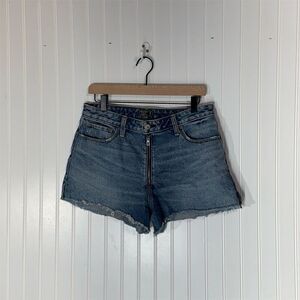 Abercrombie Annie High Rise Denim Shorts 30/10‎ Frayed Hem Vintage Y2K coastal